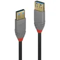 Lindy Usb-kabel  Usb 3.2 Gen1 Usb-a Stecker, Usb-a Buchse 3.00 M Schwarz  36763