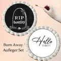 Burn Away Tortenaufleger Set Fondantpapier Esspapier  Geburtstag Happy Birthday