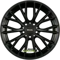 4x Mak München matt black 8.5x20 ET30 - LK5/120 ML72.6 Felge Alu