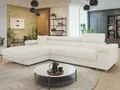 MIRJAN24 Ecksofa Torezio Mini, mit Bettkasten und Schlaffunktion, Einstellbare Kopfstützen, 280x170x70-90 cm