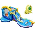 Hüpfburg mit Gebläse & Rutsche Wasserpark mit 2 Pools Springburg