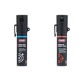 ABUS Abwehrspray Mini Set zur Tierabwehr – hochwirksames Pfefferspray zur Selbstverteidigung bei Tierangriffen – mit Jet-Sprühstrahl für bis zu 4 Meter Reichweite - je 20 ml