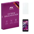 atFoliX Glasfolie kompatibel mit Doro 8035 Panzerfolie, 9H Hybrid-Glass FX Schutzpanzer Folie