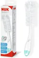 NUK Flaschenbürste 2 in 1 zur Reinigung von Babyflaschen und Trinksaugern