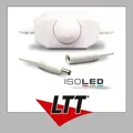 ISOLED LED Dreh-Controller (Dimmer) weiß, 2A, max. 48 Watt, Rundstecker Anschluss