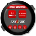 Grillfürst Gusseisenpfanne Grill mit Zwei Henkel-Griffen Ø 40 cm - Massive Gusspfanne mit hohem Rand, extrem hitzebeständige Gusseisen Pfanne für Gasgrill, Herd und Feuer