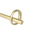 Umbra Ringlet ausziehbare Vorhangstange mit D25mm, Verstellbare Länge 107-305 cm, Set inkl. Endstücke und Befestigungsmaterial, Gold