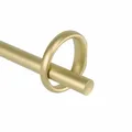 Umbra Gardinenstange Ringlet ausziehbar, Vorhangstange, Gold, 107-305 cm
