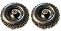 2er Set Komplettrad 2x Quadreifen Reifen 4.10-6 mit 2x Schlauch und 2x Felge Kinderquadreifen Vorderrad ATV Quad Quadreifen Ersatzrad