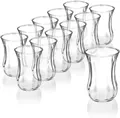 Pasabahce Teeglas Pasabahce 12er-Set 42021 Türkische Teegläser Teeglas Tee Glas "Optik"