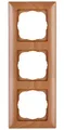 Kopp MILANO – Abdeckrahmen 3-fach, Farbe: Buche