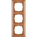 Kopp - MILANO – Abdeckrahmen 3-fach, Farbe: buche - 306715060