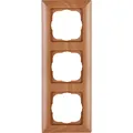 Kopp MILANO – Abdeckrahmen 3-fach, Farbe: Buche