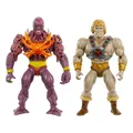 Mattel HVV74 Masters of the Universe x Stranger Things Origins 2er-Pack He-Man &