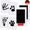 Baby Handabdruck und Fußabdruck Set，2 pcs Baby Fussabdruck Set, Baby Abdruckset