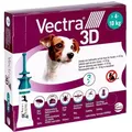 Vectra 3D Lösung gegen Zecken & Flöhe für Hunde 4-10 Kg