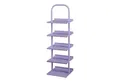 en.casa Schuhregal, für Kinder »Poytya« mit 5 Ebenen Stahl 96 x 30 x 27 cm Lila