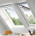 VELUX Dachfenster GPL 2070 Klapp-Schwingfenster Holz THERMO weiß Fenster, 94x118 cm (PK06)