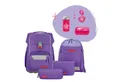 Step by Step Schulranzen BASIS „Purple Konfetti“, 7-teilig, lila (4-teilig, 7-tlg)