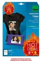 6 sigel T-Shirt Inkjet-Transfer-Folien, für dunkle Textilien