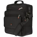 Christian Wippermann Businesstasche große Tasche Herren Umhängetasch (1-tlg), für Notebooks bis 17" (43cm) schwarz