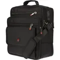 Große Arbeitstasche Hochformat Herren Tasche Flugbegleiter Schultertasche Arbeit - Schwarz