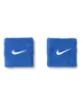 Nike Swoosh Classic Wristbands 2er Pack Schweißbänder Tennis Fitness Running Handgelenkbänder Sport, Game Royal/White, One Size