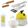 Agora-Tec® 5 in 1 Airbrush CLEAN Reinigungs Zubehör-Set mit Vallejo Reiniger
