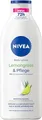 NIVEA Body Lotion Lemongrass & Pflege, Körpercreme mit Tiefenpflege Serum für 72h Feuchtigkeit, Körperlotion mit Sesamöl und erfrischendem Duft (400 ml)
