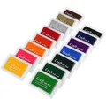 Stempelkissen Set, 15 Farben, Kinder Papier Stoff, Scrapbooking, Handwerk