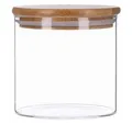 TP Vorratsglas mit Bambusdeckel, luftdicht, stapelbar Spülmaschinenfest und Mottensic