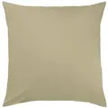 Traumschlaf Uni Mako-Satin Kissenbezüge 50x50 cm | cappucino - braun