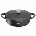Tefal Trattoria Servierpfanne Schmorpfanne Pfanne Induktion Aluguss Ø 28 cm