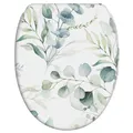 SANILO® WC-Sitz mit Absenkautomatik und Schnellverschluss Eukalyptus, Toilettendeckel direkt vom Hersteller, Klodeckel, Klobrille, WC Deckel, WC Brill