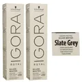 Schwarzkopf Igora Royal Absolutes Silver White 2 x 60 ml Slate Gray - Schiefer G