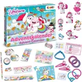 CRAZE 33388 Adventskalender UNICORN Einhorn Weihnachtskalender 2024 Spielzeug