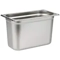 APS 81308 GN 1/3 Behälter, rostfreier Gastronormbehälter Edelstahl, Abmessungen 175 x 325 mm/Höhe 200 mm/Volumen 7,0 Liter