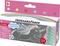 Eberhard Faber 526560 Straßenmalkreiden mit Glitzereffekt 6 St. Einhornform