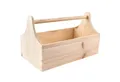 Creative Deco Werkzeugkoffer Werkzeugkasten aus Holz 34 x 18 x 20,5 cm Werkzeugkiste Toolbox