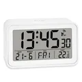 Digitaler Funkwecker mit Licht | Wecker mit Temperaturanzeige und Kalender | ...