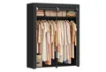 SONGMICS Stoffschrank mit Stangen zum Aufhängen, faltbar, 140 x 43 x 174