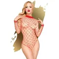 Penthouse Body Penthouse Sexy Dessous, Reizwäsche Set, Negligee "Scandalous" Neckholder; hochgeschlossen; sinnliche Verführung rot XLRot