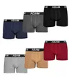 ADAM Boxershorts Herren 6 Pack Herren-Boxershorts 100% Baumwolle