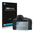 6x Schutzfolie für Nikon D5500 Display Schutz Folie