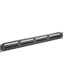 Pro CAT 5e 19 inch (48.3 cm) Patch Panel 24 Port UTP - Schwarz - 0.4m