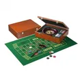 Philos Roulette Set - Holzkassette - Wurzelholzdesign - 25cm 242508