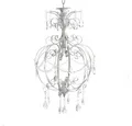 Grafelstein Kronleuchter Kronleuchter ANTIQUE grau weiß gewischt shabby chic einarmig Hängeleuc