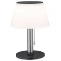 Solar LED Tischleuchte 3-Step-Dim Lillesol IP44 3000K 45lm Edelstahl