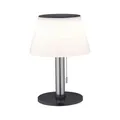 Paulmann Solar LED Tischleuchte 3-Step-Dim Lillesol IP44 3000K 45lm Edelstahl (9