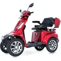 ECO ENGEL 531 Rot, 1000 Watt, 25km/h 4 Rad Elektromobil - Rot
